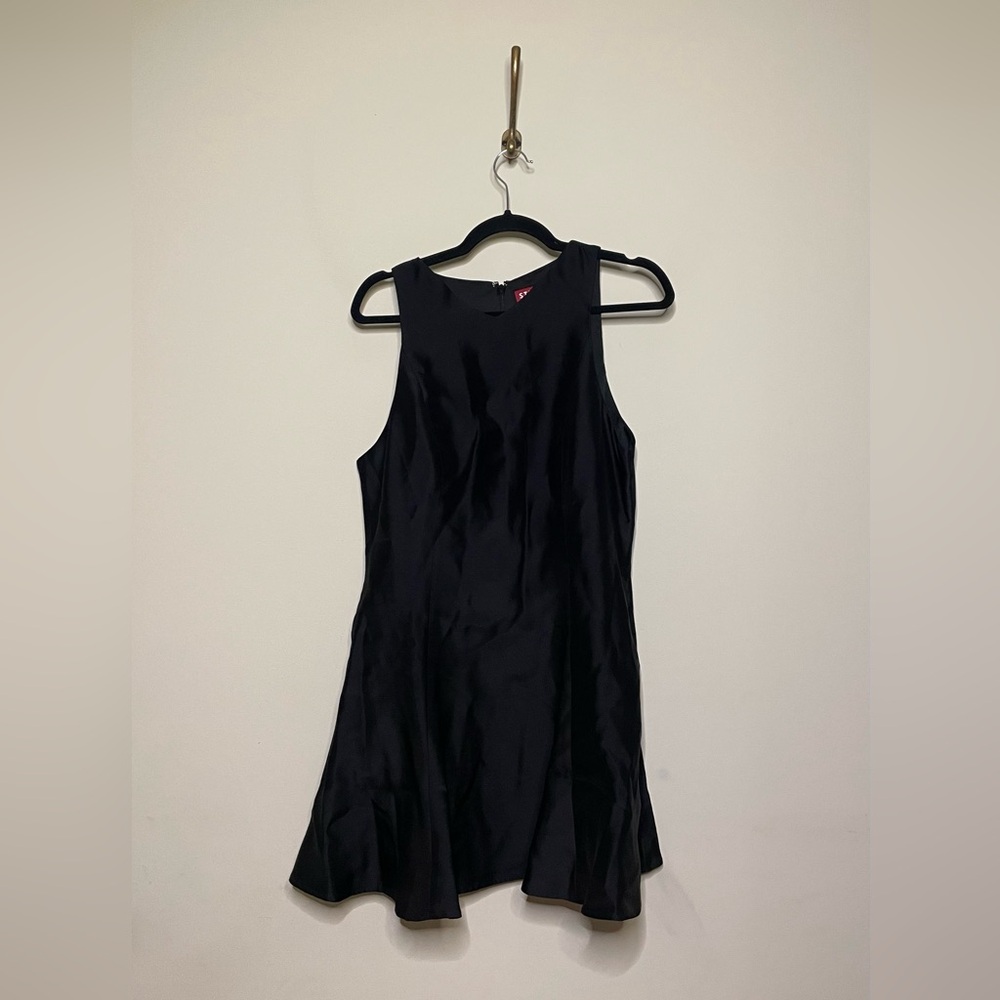 STAUD Mini Heike Dress in Black - Picture 4 of 7